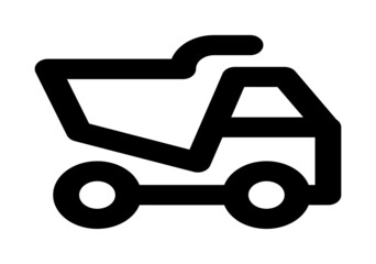 Dumper icon. Dumper symbol design from Construction collection. Simple element vector illustration on white background.