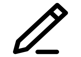 Pencil sign icon. Edit content button. Circle and square buttons. Flat design set. Thank you ribbon. Vector