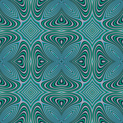 Abstract ornamental patch seamless pattern