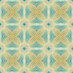 Fototapeta premium Abstract ornamental patch seamless pattern