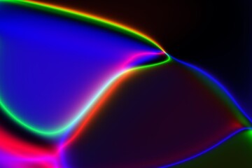abstract colorful background rainbow in the dark