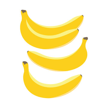 Simple vector banana illustration