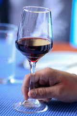 glass of wine