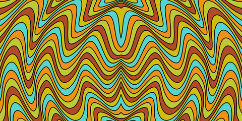 Vector abstract waves lines background