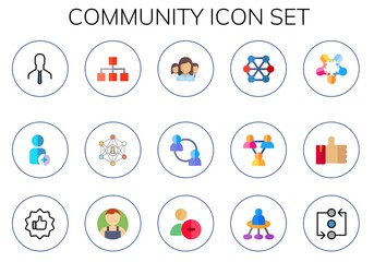 community icon set