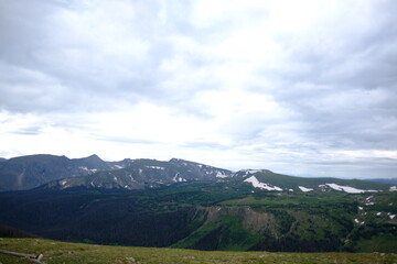 mountain landscape in the summer