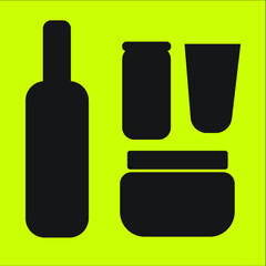 JAR BOTTLE CAN GLASS