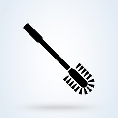 Toilet brush icon. Simple illustration of toilet brush vector icon for web