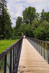 Obraz premium Brücke über die Argen am Bodensee