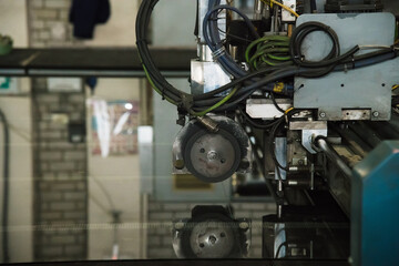 Fototapeta premium Glass in glass factory