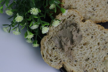 Appetizer , Bread with Liver Pate