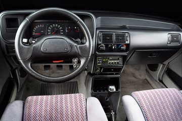 interior of the car