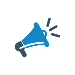 Advertising megaphone icon