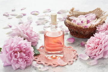 Essential rose aroma oil