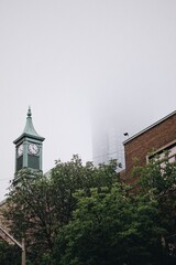 Foggy Building