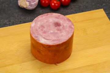 Natural ham made from pork