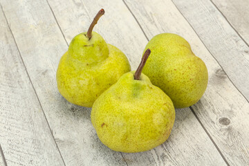 Sweet tasty Green pear heap