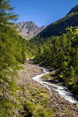 Fototapeta na wymiar Val di Fosse, Alto-Adige, Italia