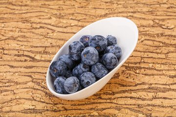 Sweet fresh juicy blueberries heap