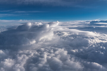 Fototapeta na wymiar Cloud Formations in the Blue Sky
