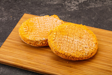 Raw chicken cutlet for roast