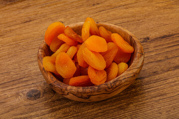 Sweet tasty dried apricot heap