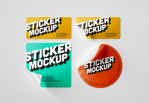 Sticker Mockup
