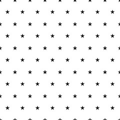 Vector seamless star pattern, star background.
