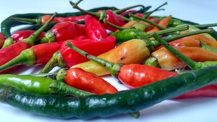 Chilli pepper close up