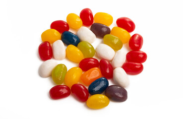 jelly beans isolated