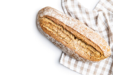 Crusty homemade bread.