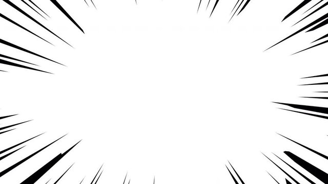 集中線の背景動画素材。マンガやコミックの集中線。
Concentrated line background material.
Concentrated line of manga and comics.