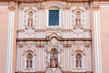 Merced Cathedral in Huelva. Temple of Renaissance beginning and Baroque ending. Huelva, Andalusia,...