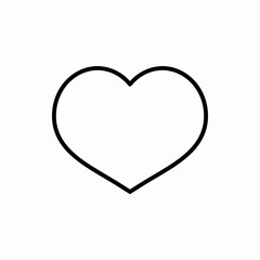 Outline heart icon.Heart vector illustration. Symbol for web and mobile