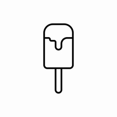 Outline ice cream icon.Ice cream vector illustration. Symbol for web and mobile