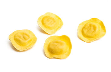 italian ravioli isolated