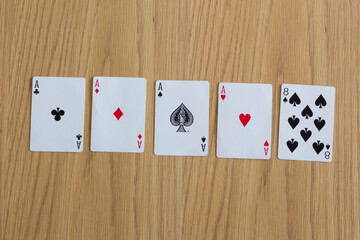 Poker Hand Casino Cards