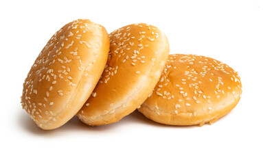 burger bun isolated