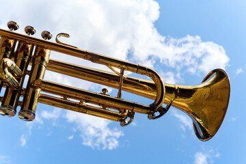 Marching Band Trumpet Sky