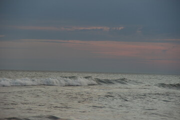 Sunset on the beach