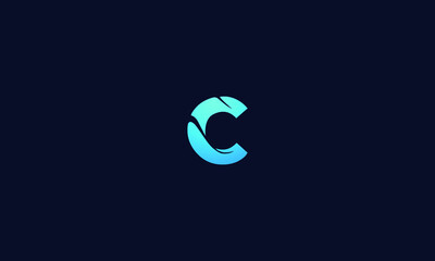 Abstract, Creative, Minimal and Unique Alphabet letter  C logo