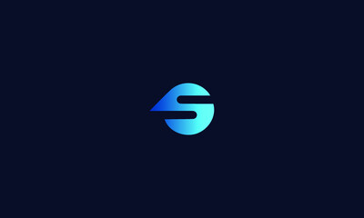 Abstract, Creative, Minimal and Unique Alphabet letter S
 logo