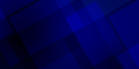 Obraz premium Dark and light blue box gradient illustration background with copy space for your text