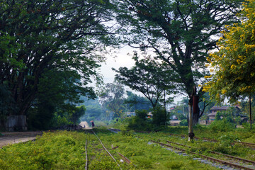 Bahnhof Gleisen Hsipaw  Myanmar