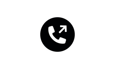 Outgoing call icon,Phone Call Vector