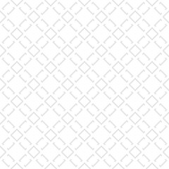 Vector geometric seamless pattern with diamonds, rhombuses, lines, square grid, tiles. Subtle abstract gray and white texture. Modern minimal background. Subtle repeat design for decor, wallpaper