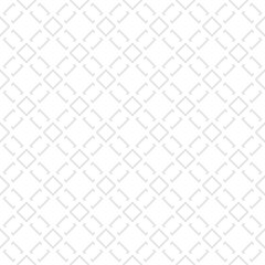 Vector geometric seamless pattern with diamonds, rhombuses, lines, square grid, tiles. Subtle abstract gray and white texture. Modern minimal background. Subtle repeat design for decor, wallpaper