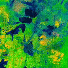 Green Dirty Art Background. Yellow Distressed