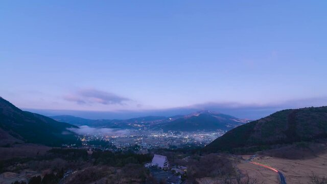 由布院 夜明け