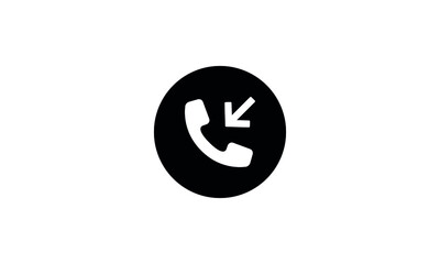 Incoming call phone icon